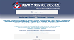 Desktop Screenshot of equipoycontrol.com