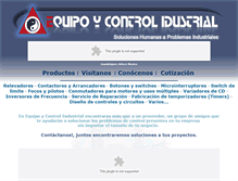 Tablet Screenshot of equipoycontrol.com